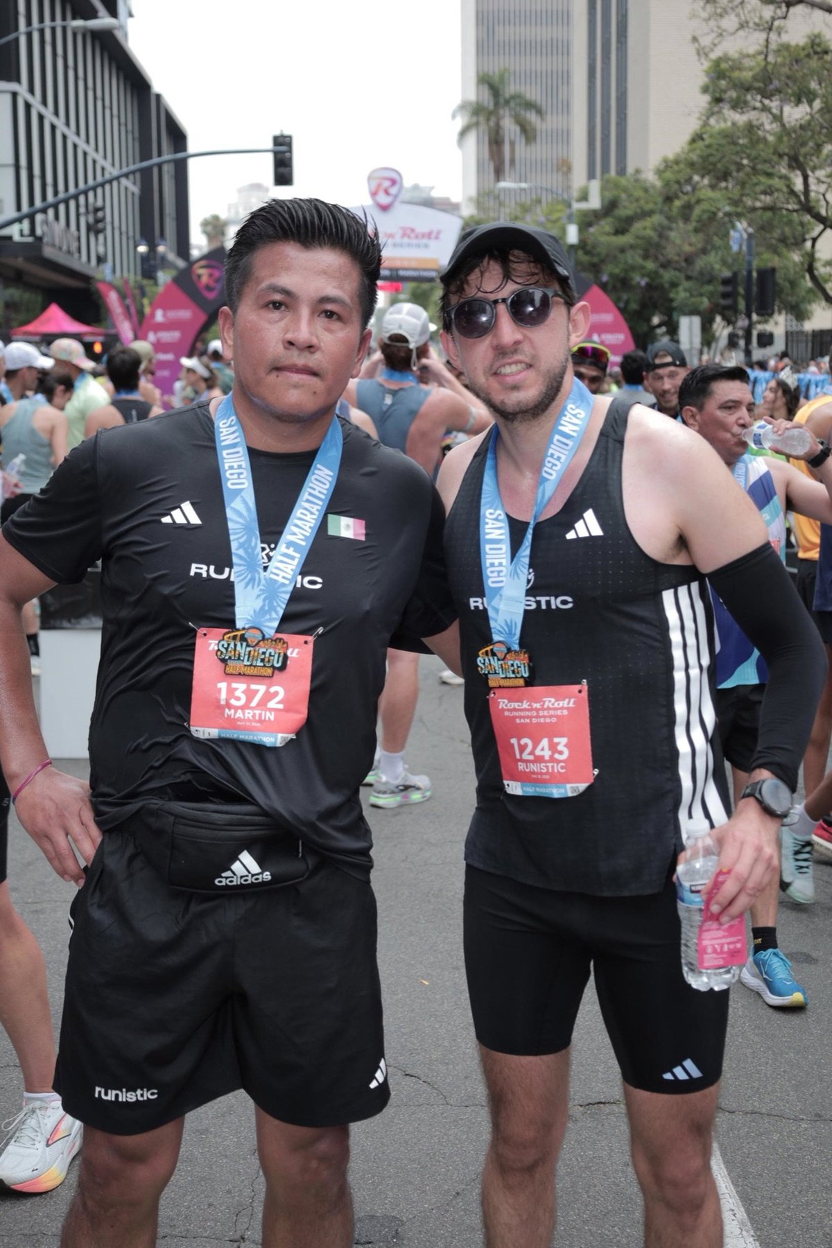 Corredores Runistic después del medio maratón de San Diego
